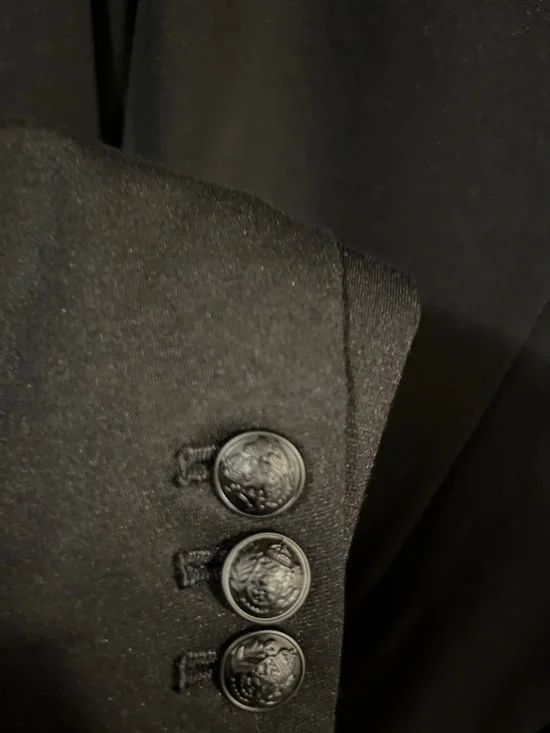 Lane Bryant Black Double-Breasted Suit Blazer - Picture 11 of 11